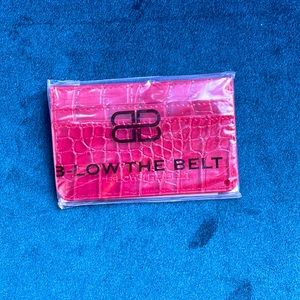 Free with purchase: B-low The Belt Croc Card Case